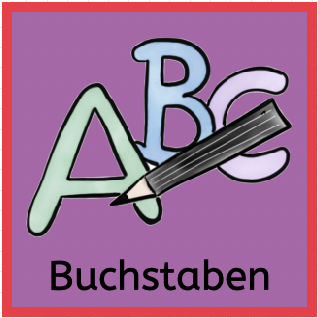 Buchstaben lernen Frosch
